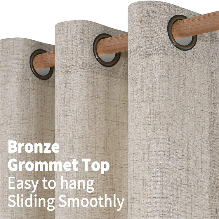 Kitsure Small curtains made of textile materials Curtains  Light Filtering for Bedroom Living Room Farmhouse Window Treatment Panels