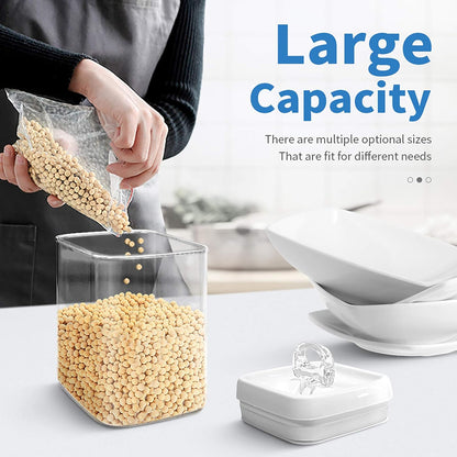 Kitsure Airtight Food Storage Container Set - 8 PC Set - Pantry Organization and Storage, Kitchen Canisters with Lids, Leak-Proof Pantry Storage Containers with Food-Grade Material & Stackable Design