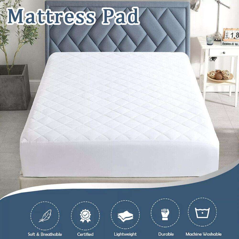 Kitsure Bed Cover Mattress Cover Mattress Protector,  Topper Pad Protector, Breathable, Extra Long