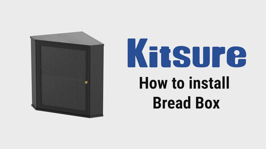 Kitsure Bread Box for corner  MBX161 vedio