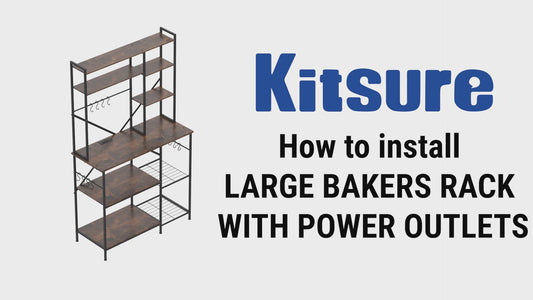 Kitsure Baker's Rack with Power Outlet - KTHHBJ001-BN  Installation video