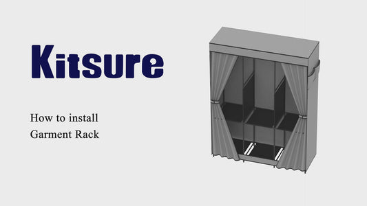 Installation Video for 3-Column Fabric Wardrobe Cover H0YJ113